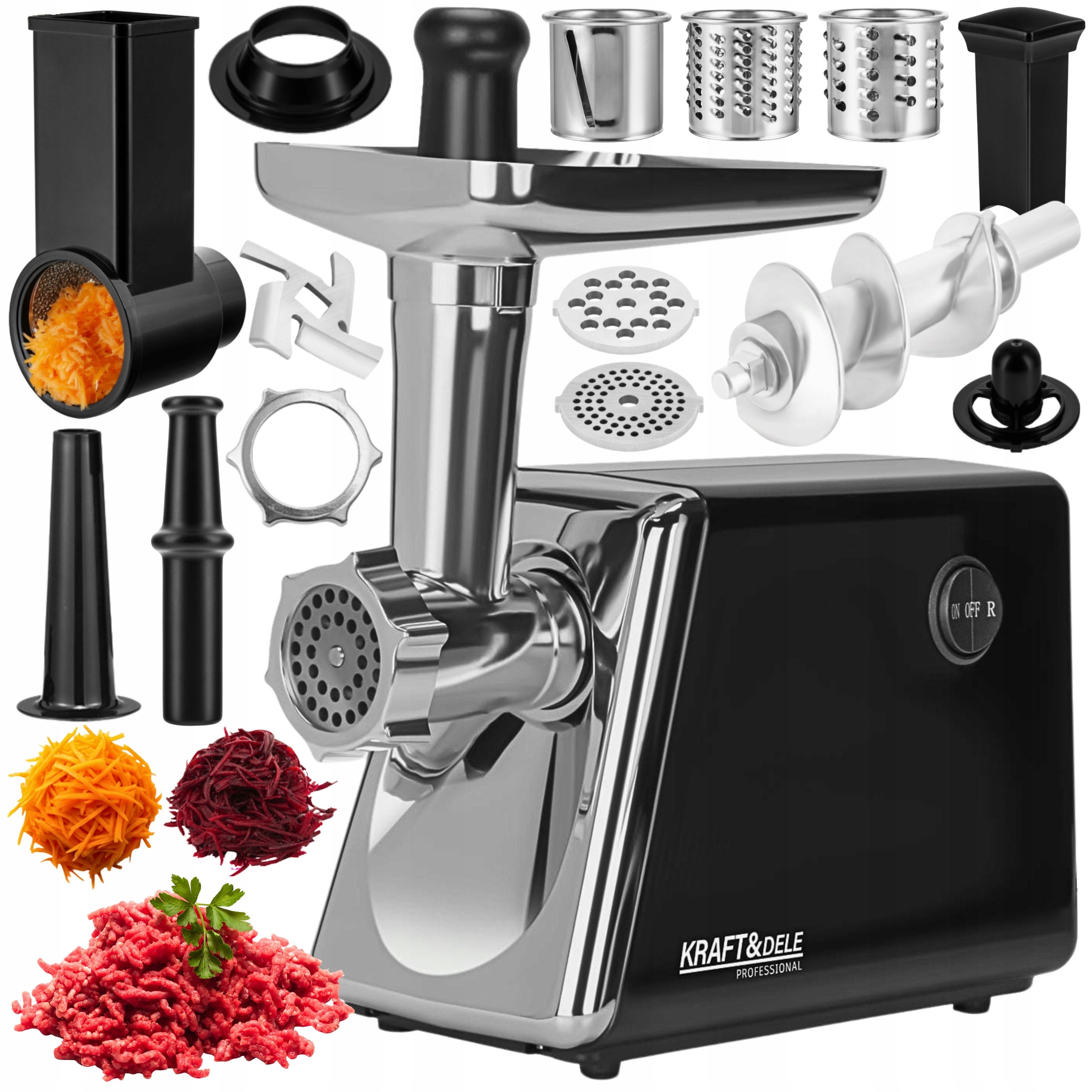 Elektrická Súprava Na Mletie Mäsa S Krájačom 19W1 2200W