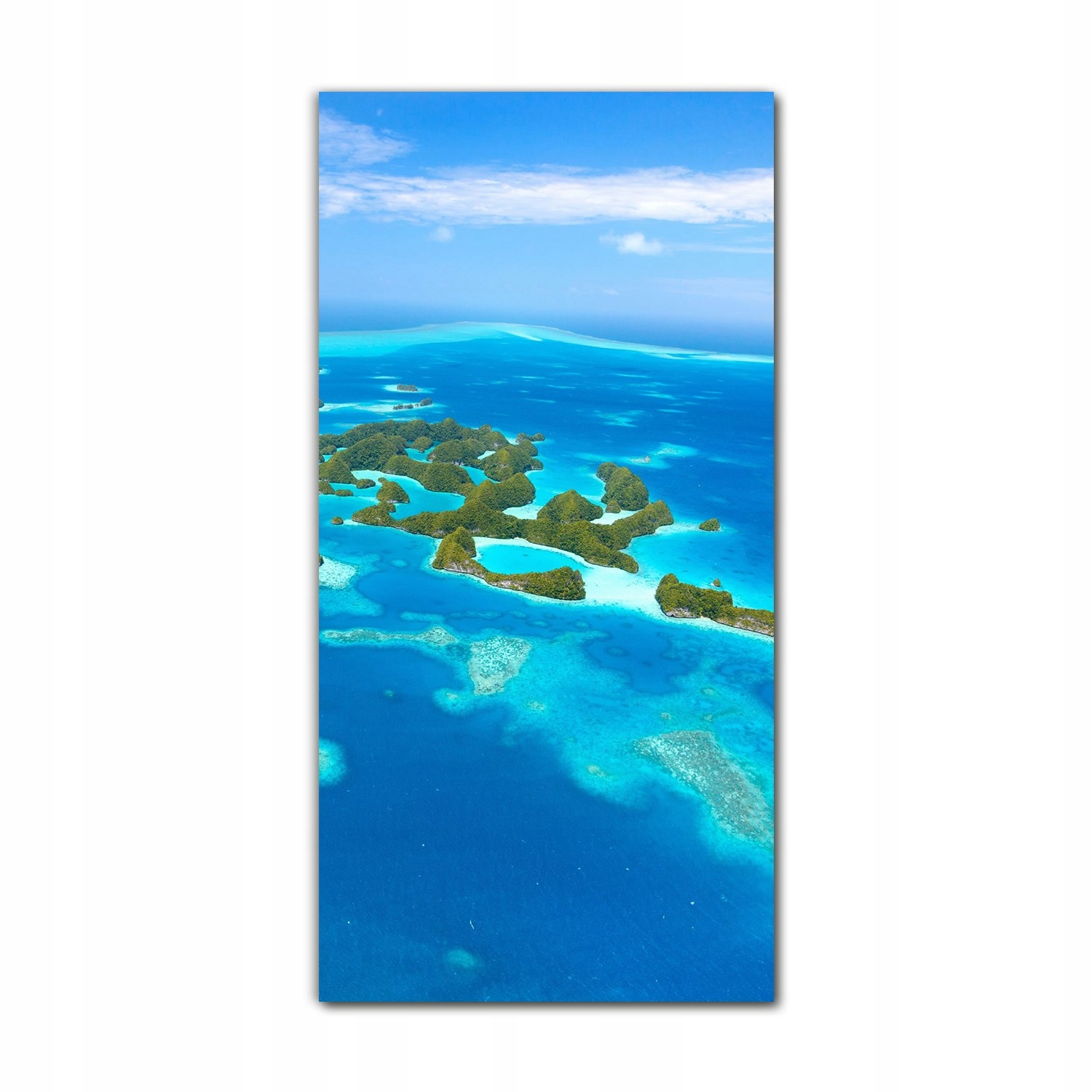 

Obraz szklany ścienny do kuchni 70x140 Wyspy Palau