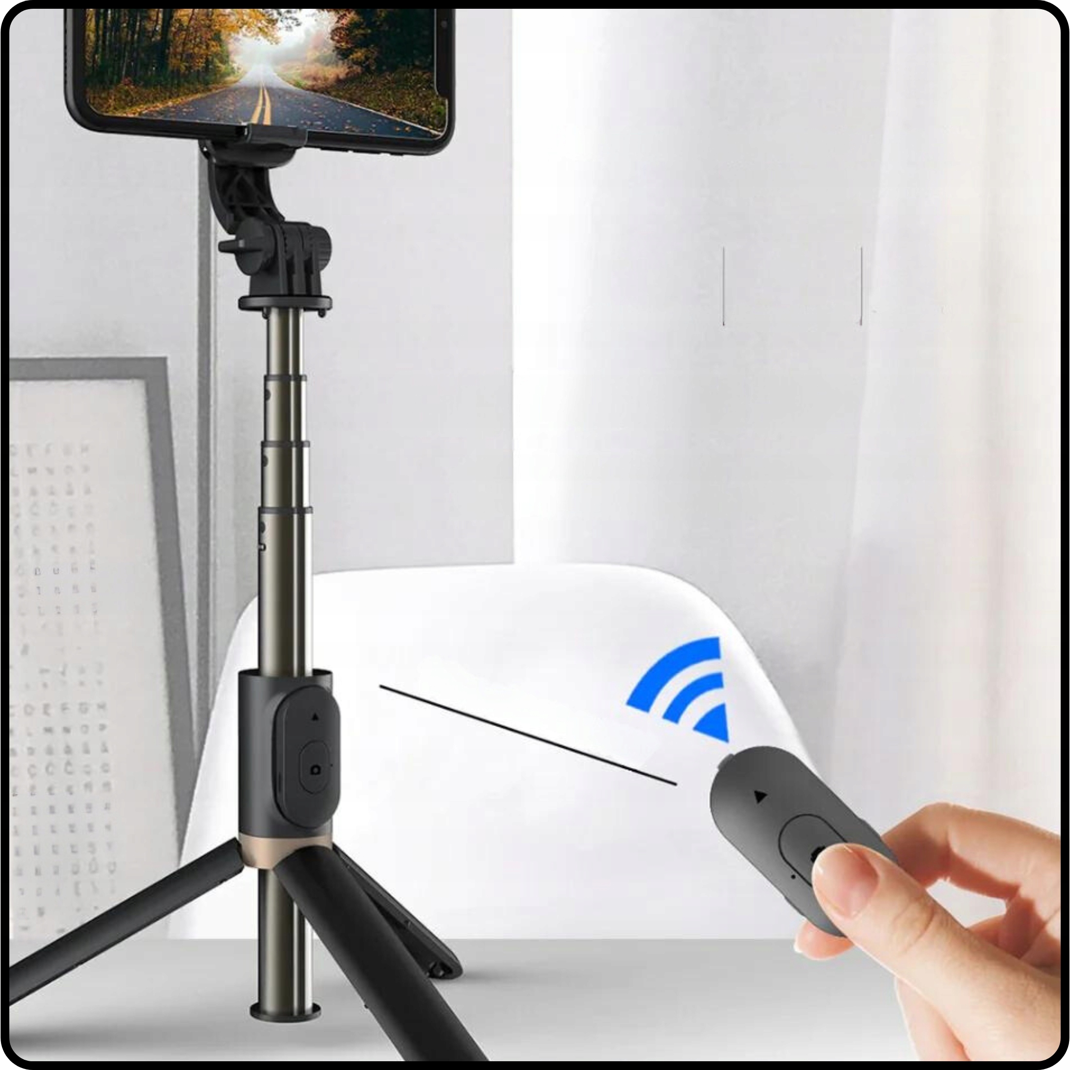 STATYW TRIPOD KIJEK SELFIE LAMPA LED UCHWYT DO TELEFONU MONOPOD SELFIESTICK Marka Inna