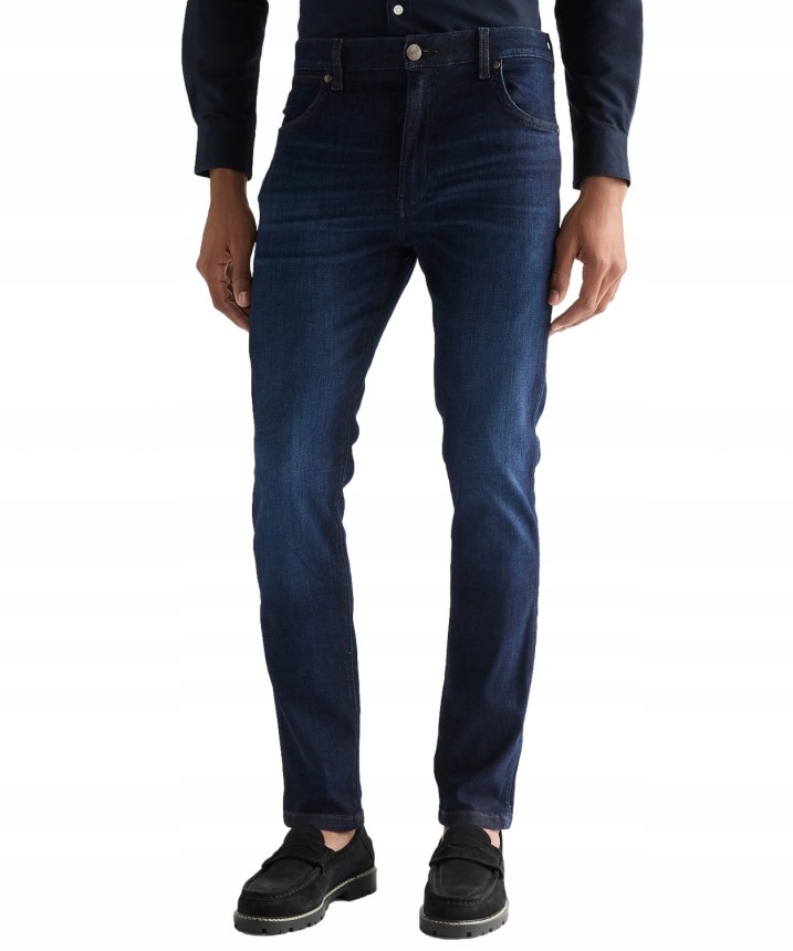 Męskie Jeansy Wrangler Larston Slim 112377821 Deep Abyss W30 L32 Zwężane