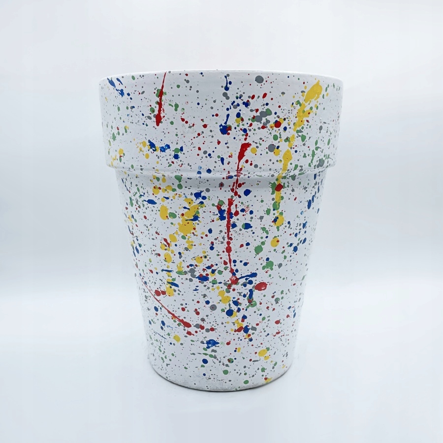 

Doniczka 11 cm Ceramiczna Handmade Polock Biała
