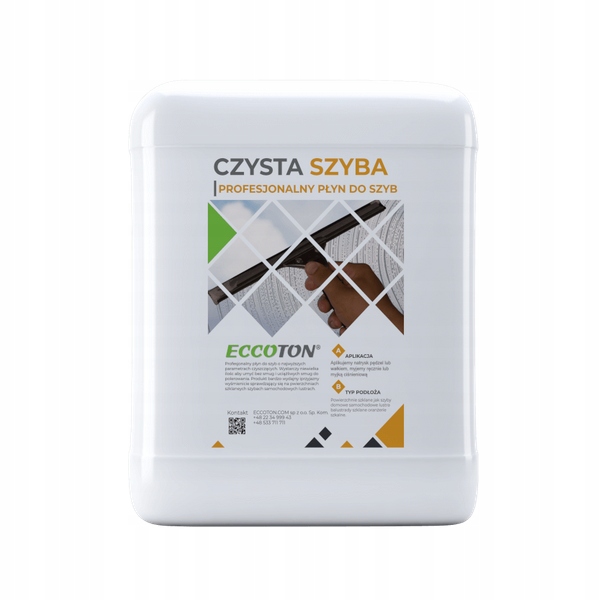 Levně Mytí skel Zrcadel skleněných fasád produktem Čisté sklo Zásoba 20L