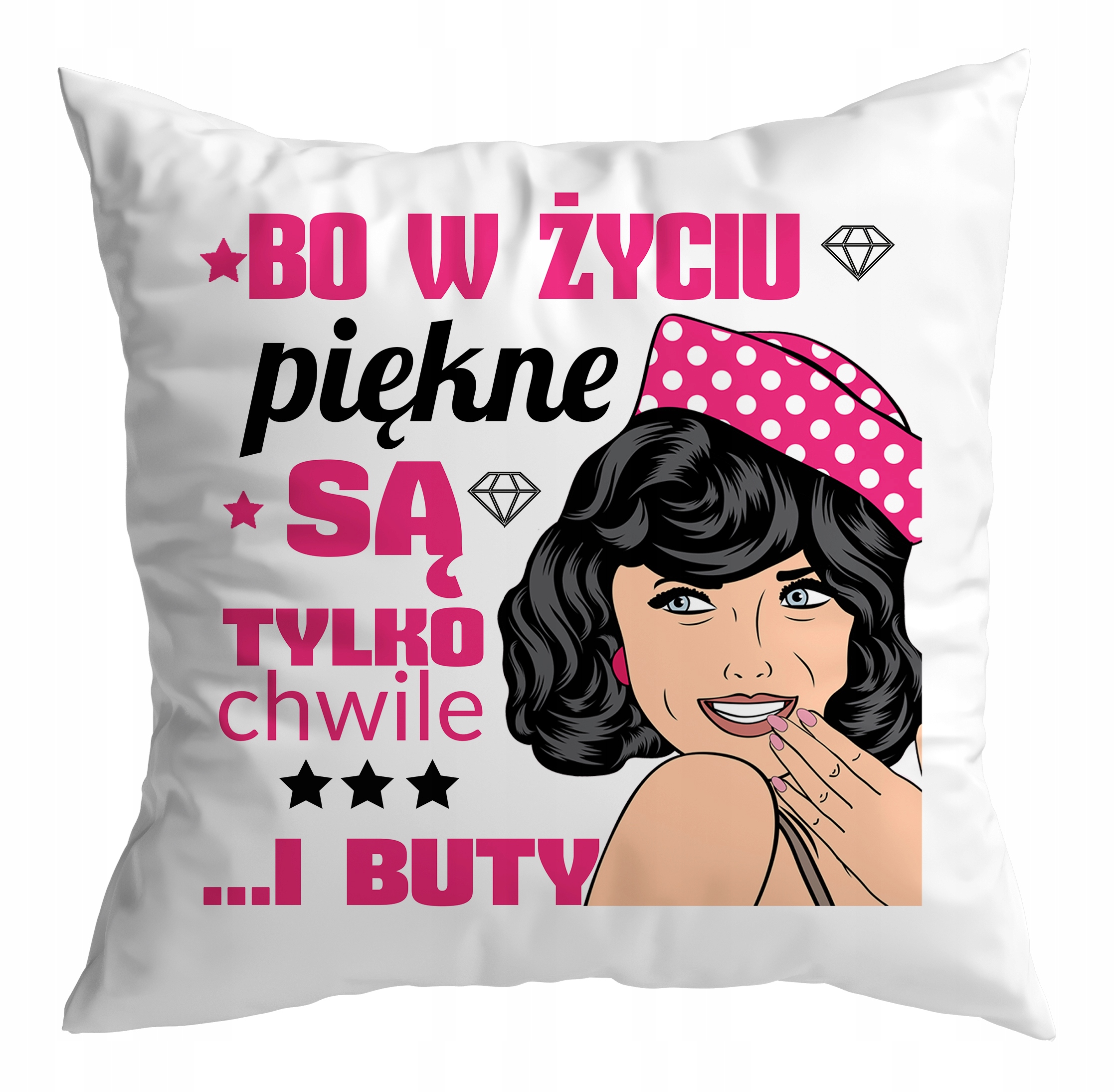 

Poduszka prezent Dzień Kobiet dla Niej Dużo Wzorów
