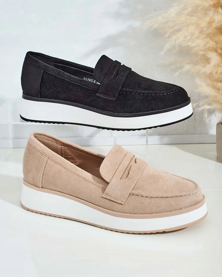 CZARNE MOKASYNY DAMSKIE ZOLISE 39 Rozmiar 39