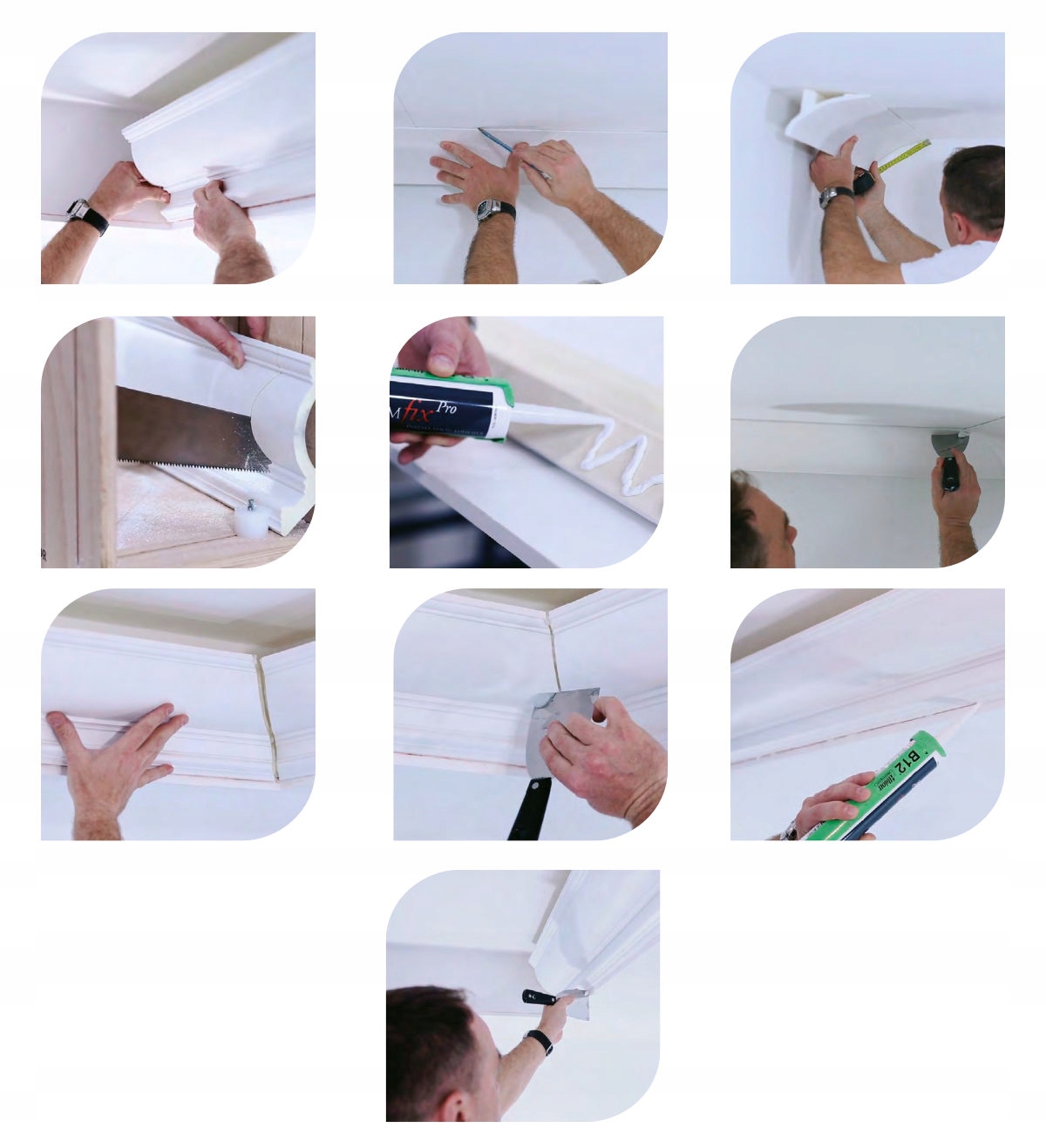 Listwa sufitowa ozdobna 13,5cm Mardom Decor MDA040 Wysokość 135 mm