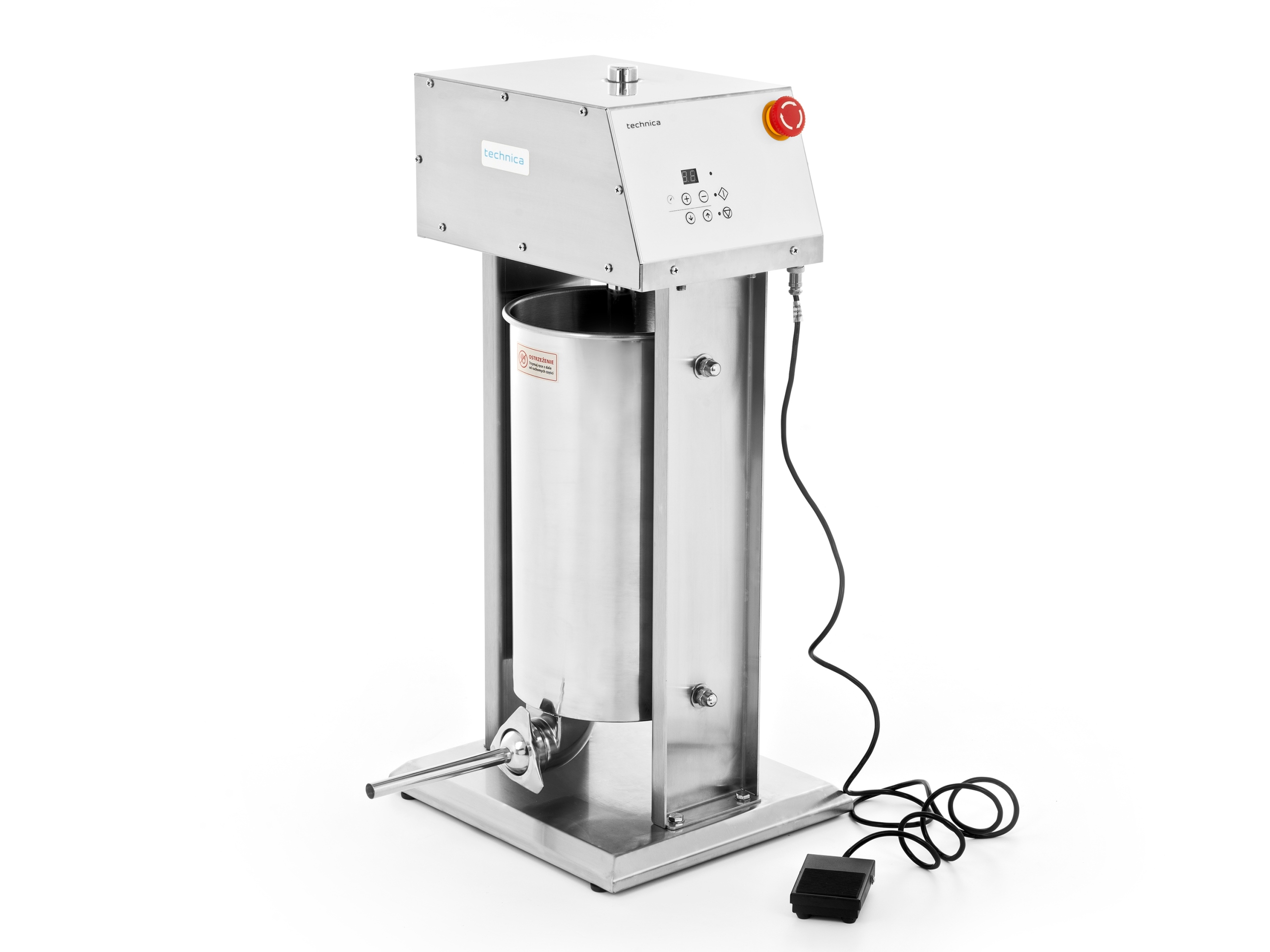 Elektrická Plnička Do Klobás, Jitrnic Nerezová Ocel 15 L Technica