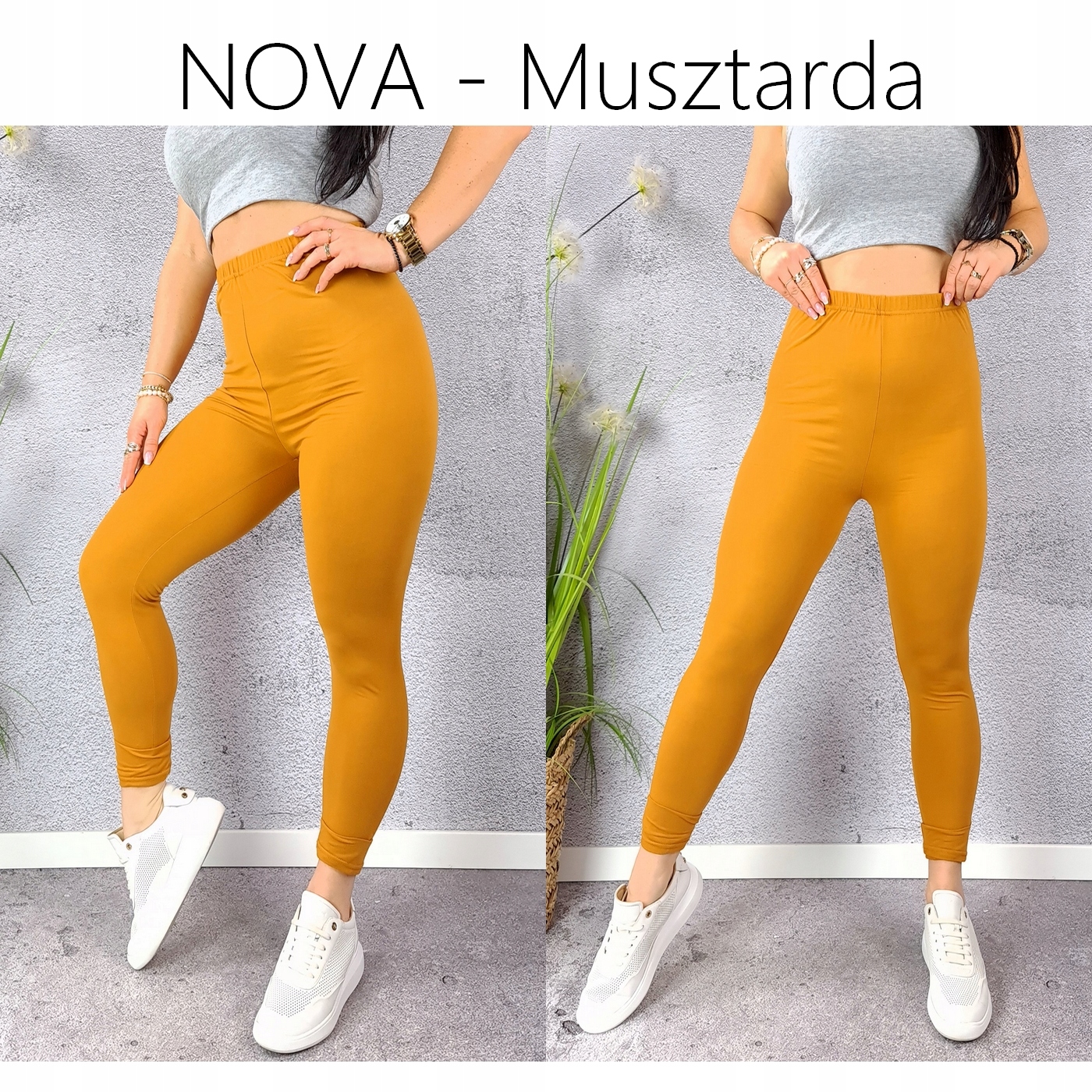 LEGGINSY BAMBUSOWE leginsy spodnie KOLORY - L/XL Marka Distribution4you