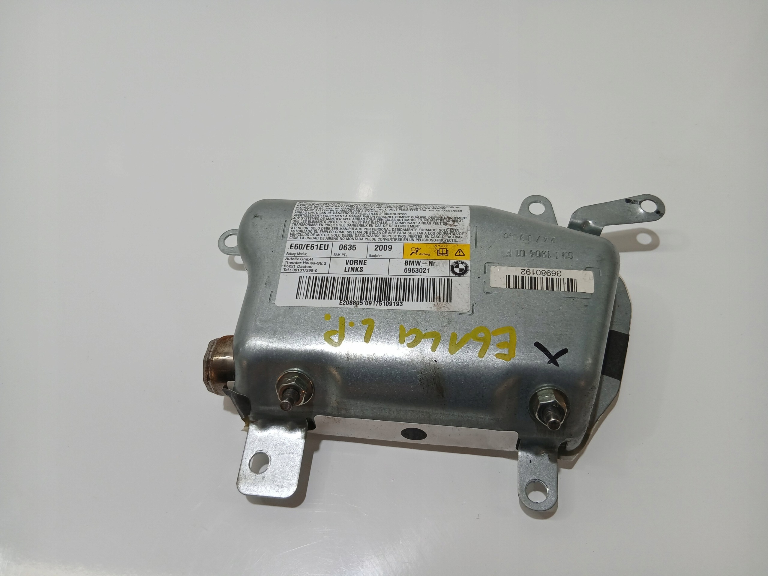 airbag air airbag door left front BMW E60 E61 6963021 (0000335)