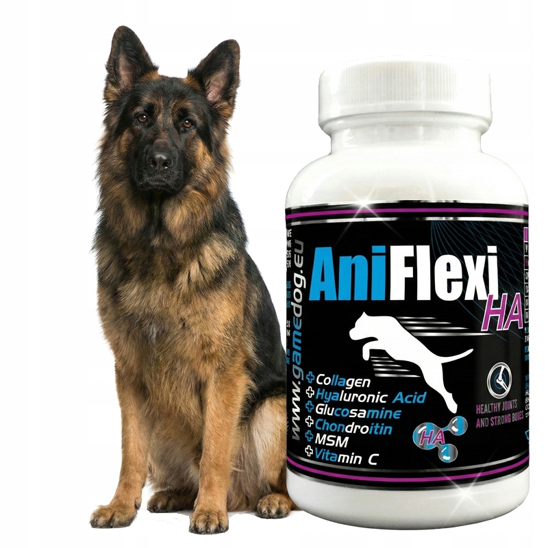 Levně Game Dog Aniflexi Ha 80 Tabs Na Klouby Pro Psa Podporuje Léčbu Dysplazie