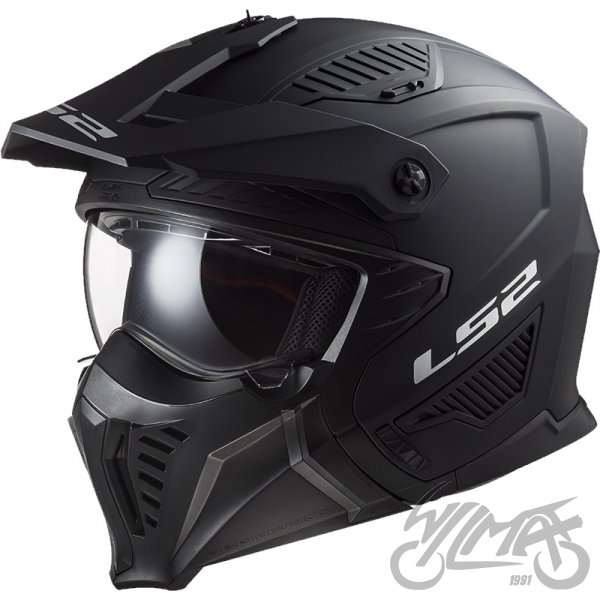 Motocyklová prilba LS2 Drifter Solid Matt Black Cross Enduro OF606