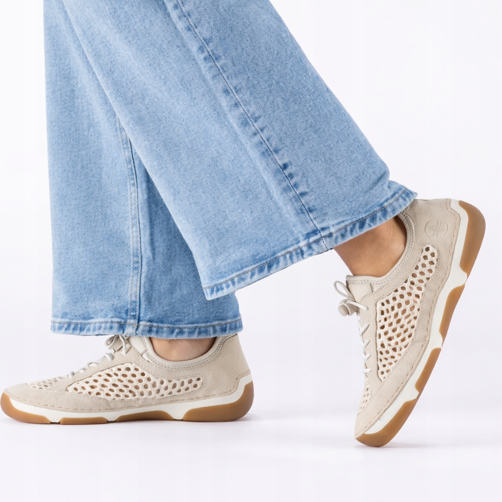 Dámské prodyšné sportovní boty Rieker béžová 39