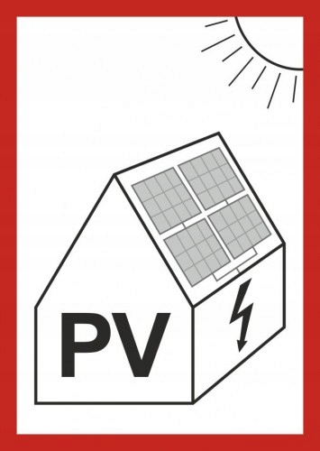 

Instalacja fotowoltaiczna znak 14,8x21 płyta Pcv