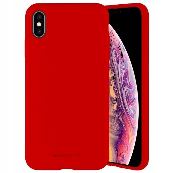 Etui silikonowe Mercury do iPhone 13 Pro Max 6,7" w kolorze czerwonym