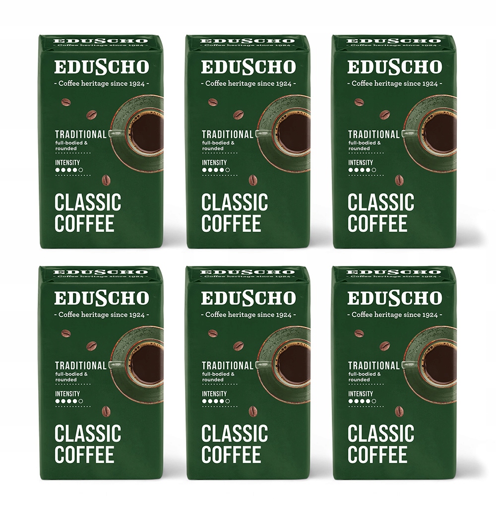 Kawa mielona Eduscho Classic Traditional 6 x 250 g