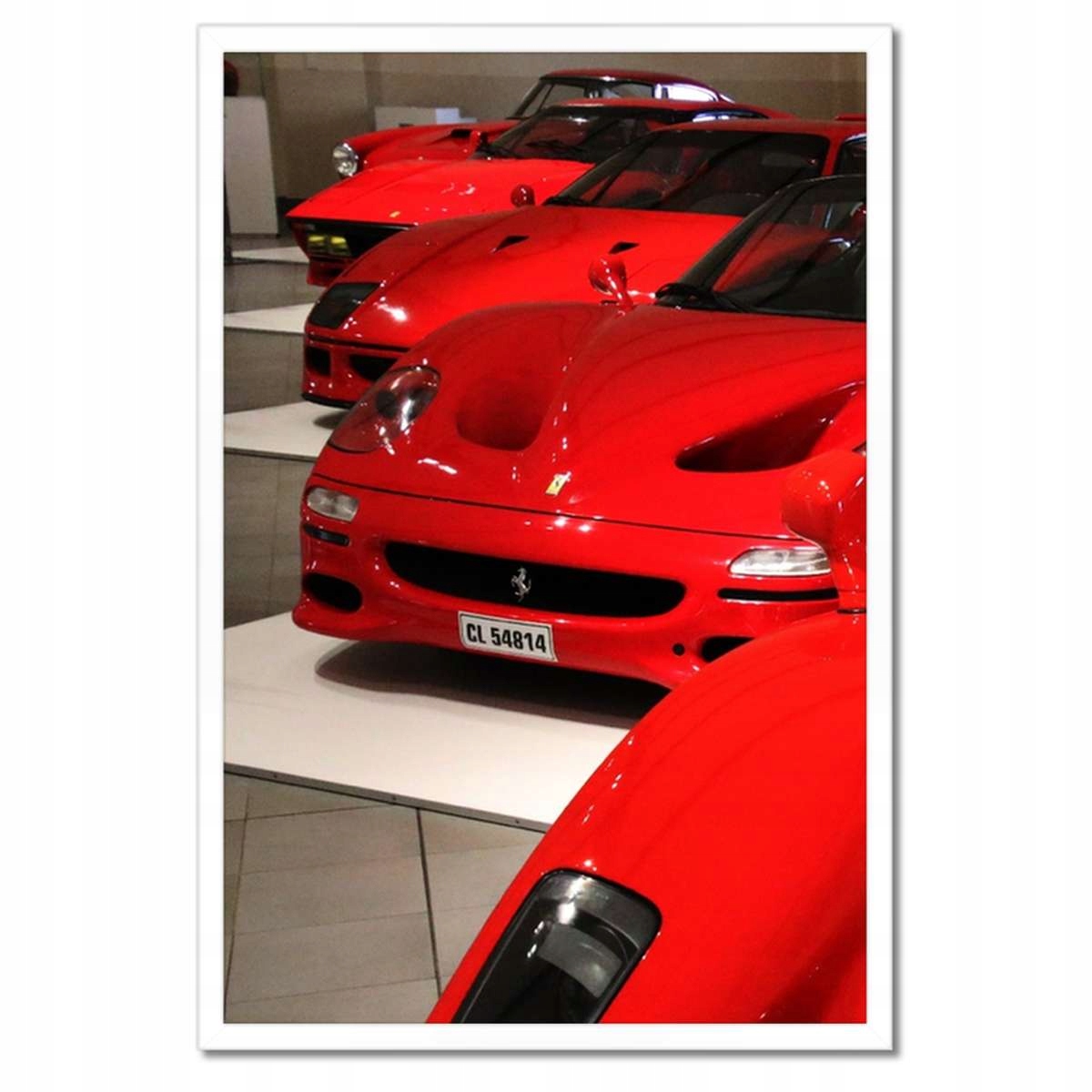 Plakáty v rámu 40x60 Červené Ferrari