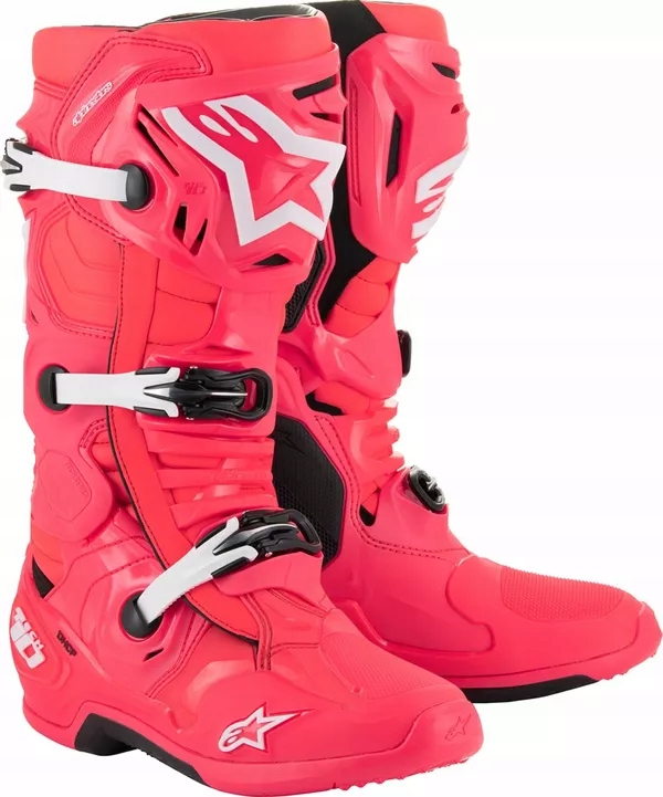 Topánky Alpinestars Tech 10 Diva Limited Edition ružovo-biele, veľkosť 8 42