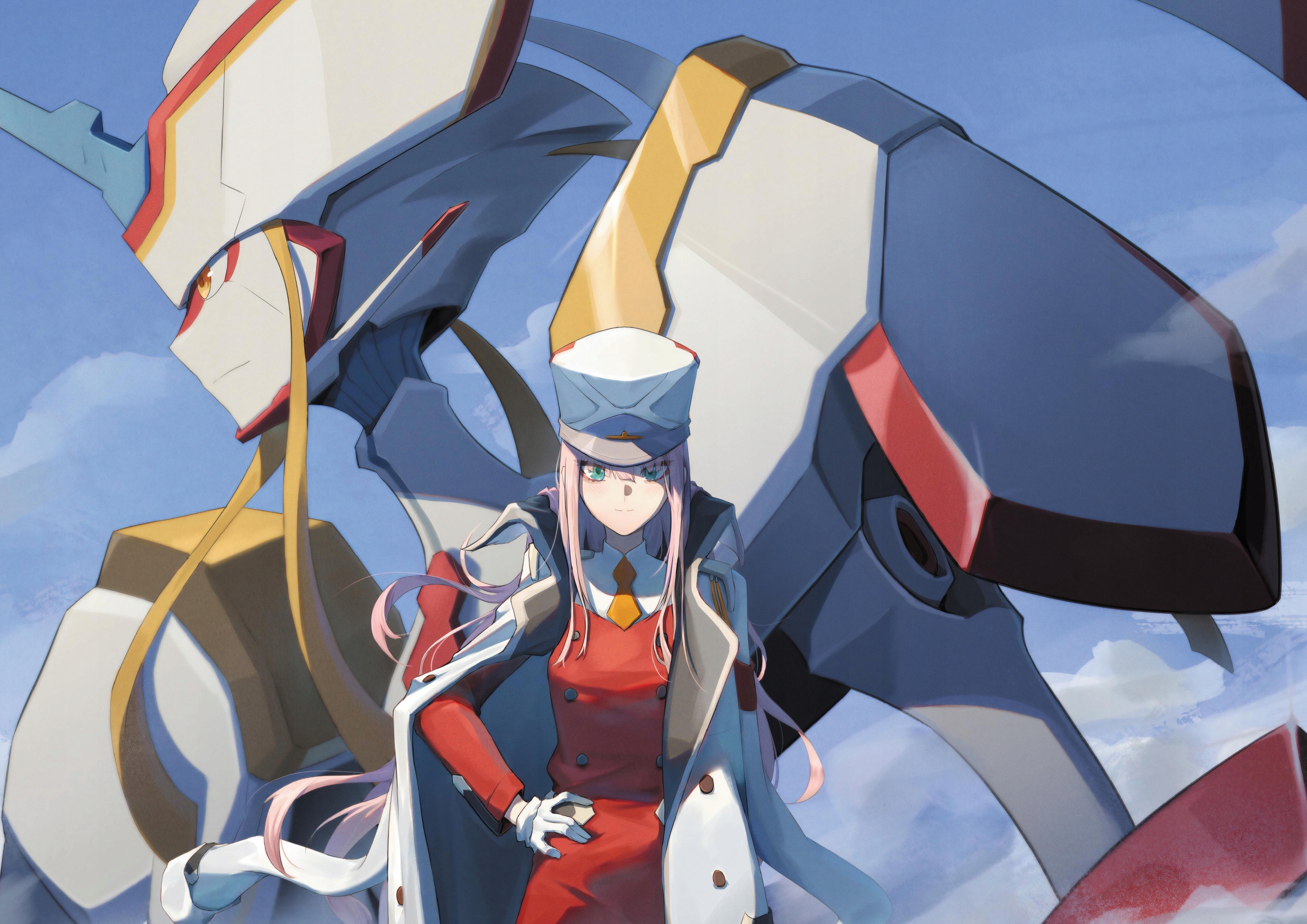 Plakat A3 Darling in the FranXX Anime Zero Two