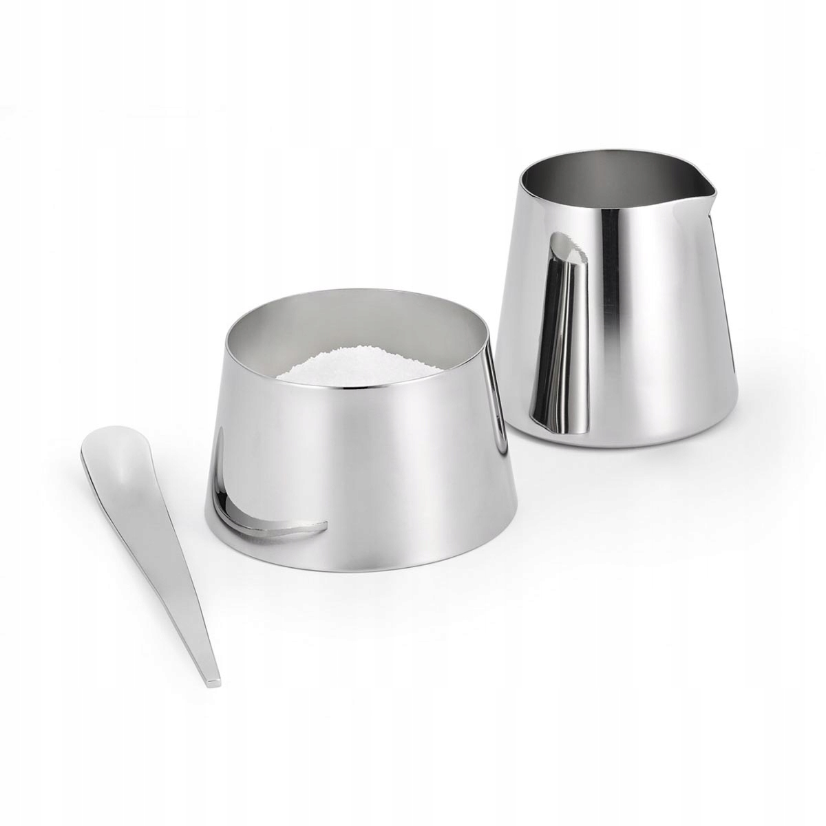 Mliečnik a cukornička Cream Philippi nerezová oceľ elegantný set