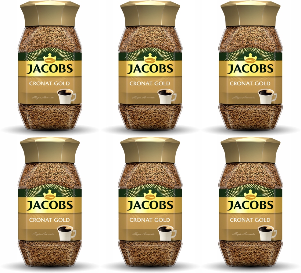 Jacobs Cronat Gold 100g kawa rozpuszczalna x6