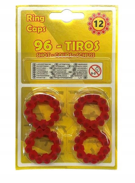 KAPISZONY DO PISTOLETU 12-ki - 96 strzałów - Caps