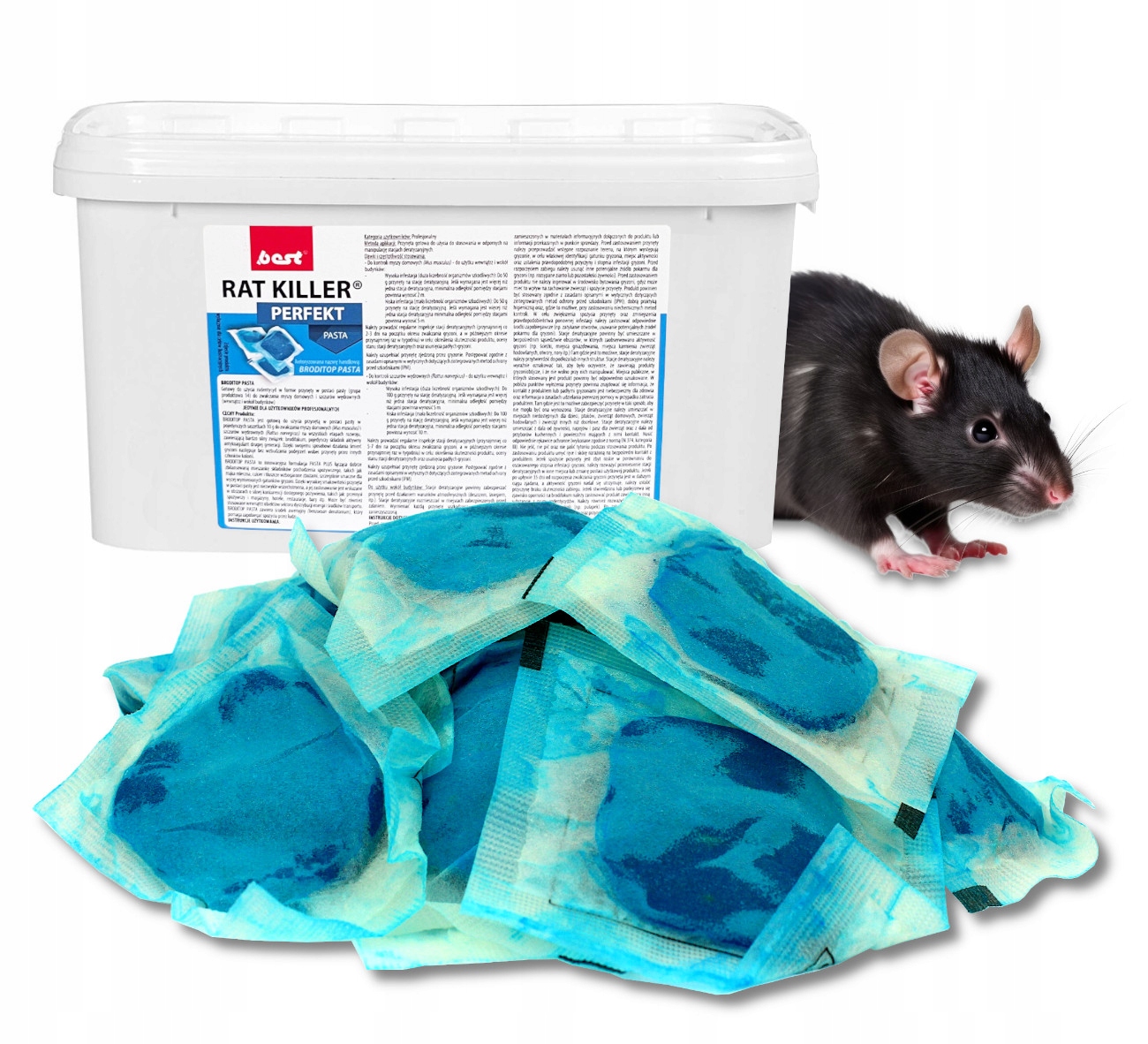 Trutka Na Myszy Szczury Killer Perfekt Pasta 2,5KG