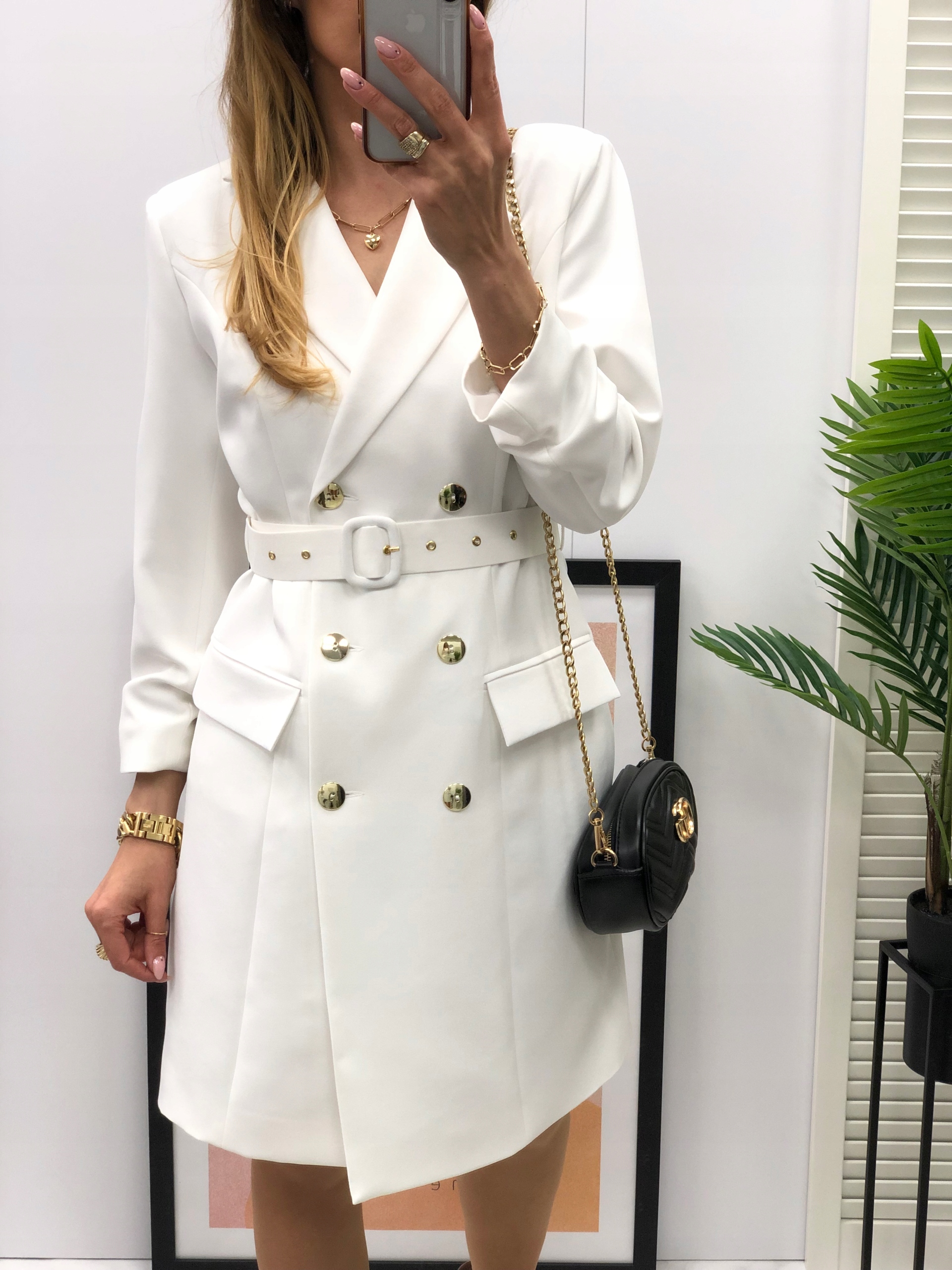 SUKIENKA ŻAKIETOWA SOHO PREMIUM __ śmietanka ___ 42 Rozmiar 42