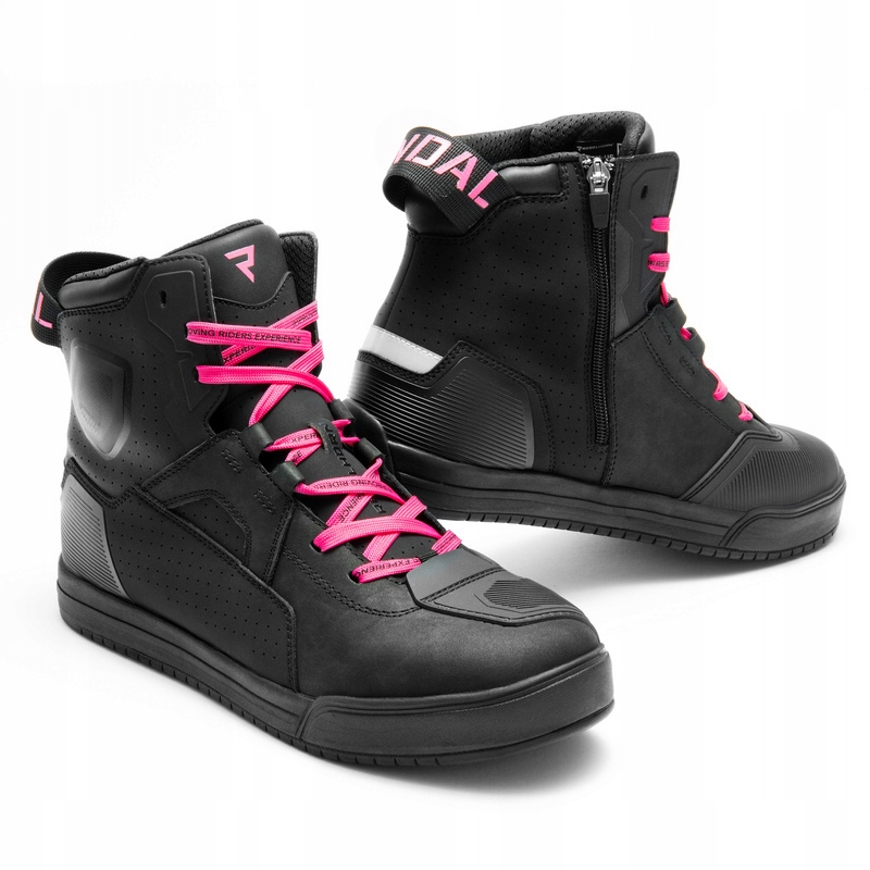 Dámske Motocyklové Topánky Rebelhorn Vandal 2 Black Pink 38