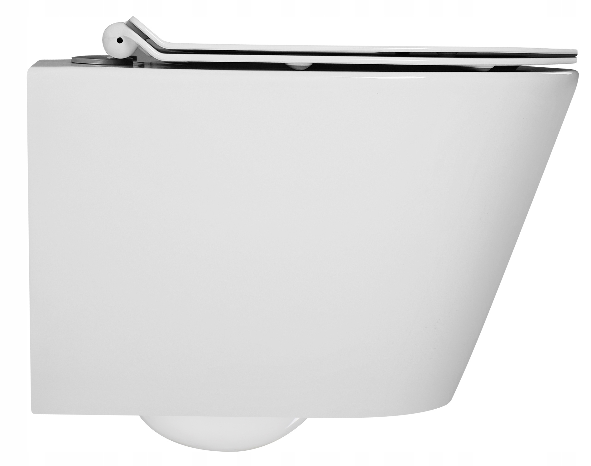 Wc Mísa Závěsná Toaletní Bílá Rimless Bez Příruby Neo Deska