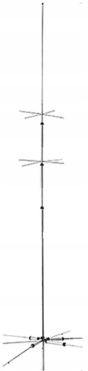 Diamond CP6SR pionowa antena Kf 80/40/20/15/10/6m