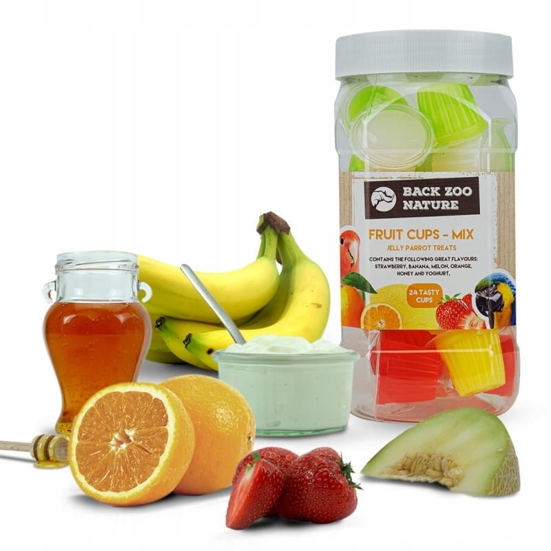 Levně Želé pro papoušky Mix příchutí 24ks Back Zoo Nature