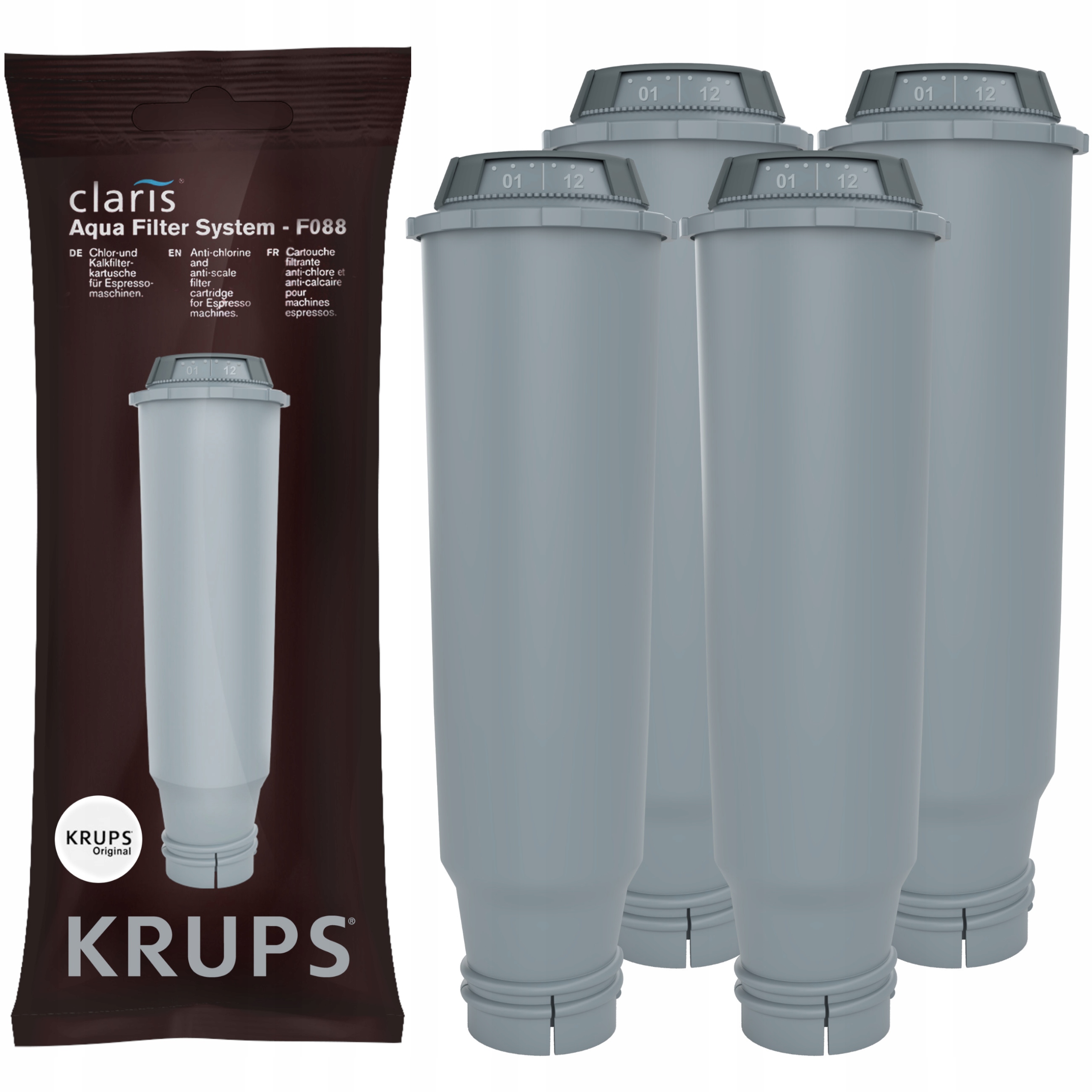 Filter Krups Do Kávovaru F088 Claris Originálny 4x