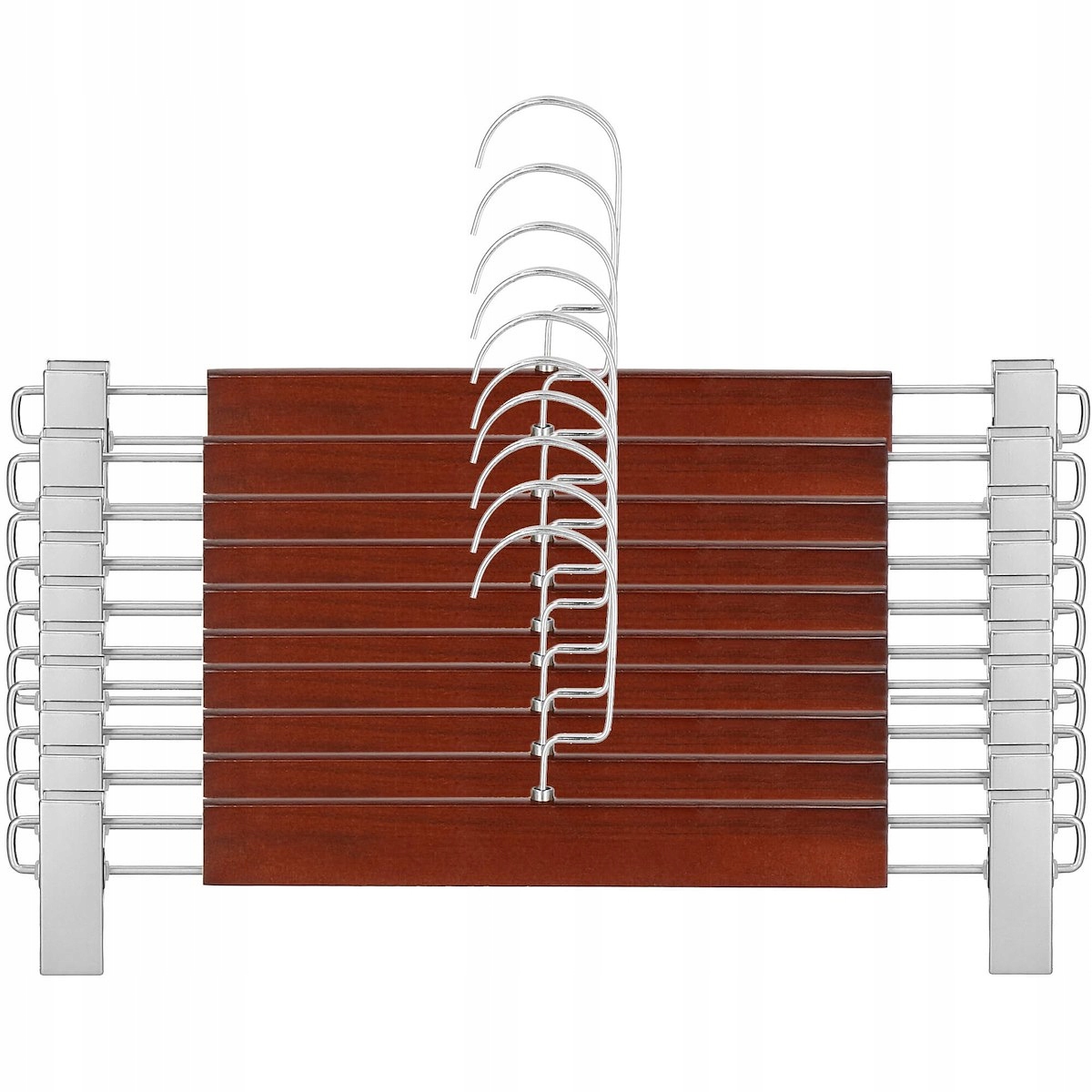 

Wieszaki Klamrowe Żabki Ubraniowe 10 Szt Drewniane