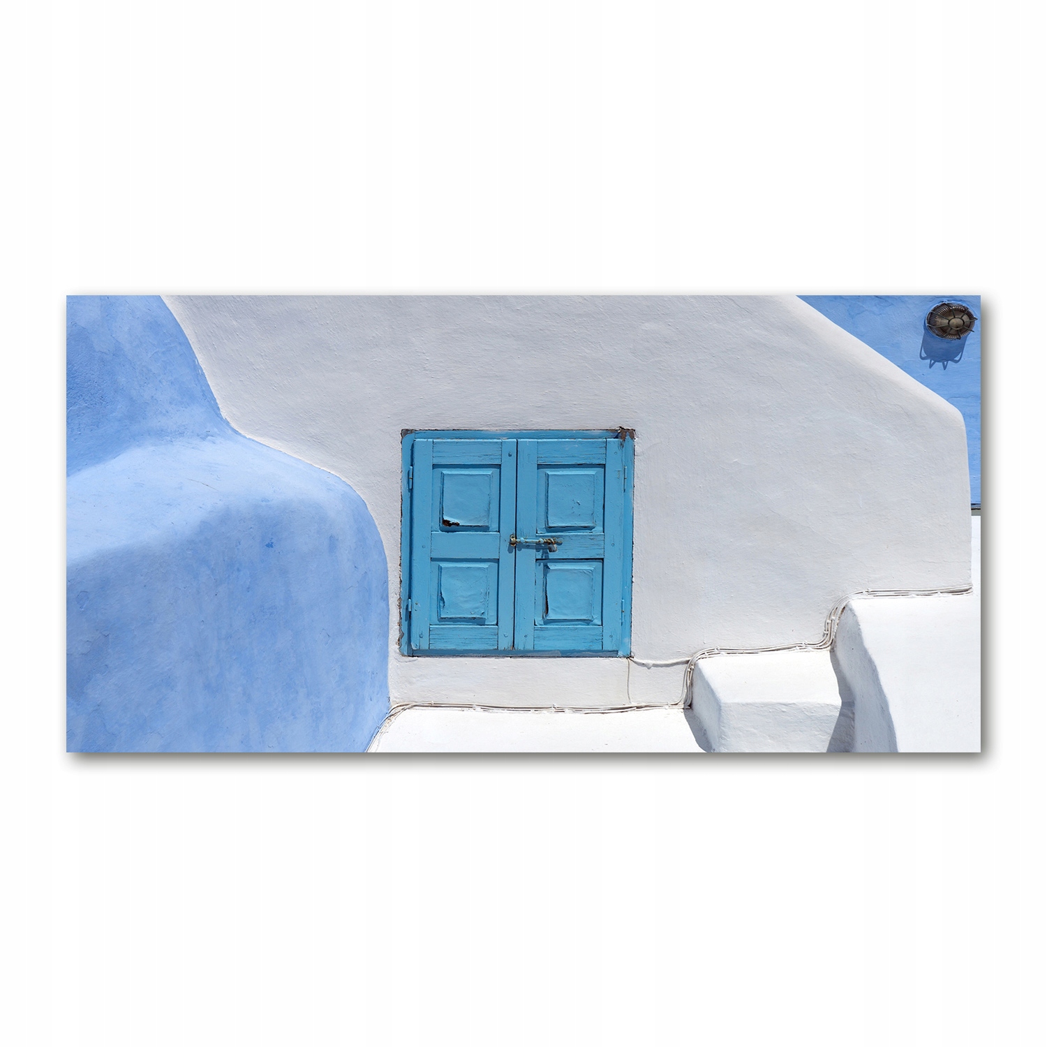 

Foto obraz szkło akryl Santorini Grecja 120X60 cm
