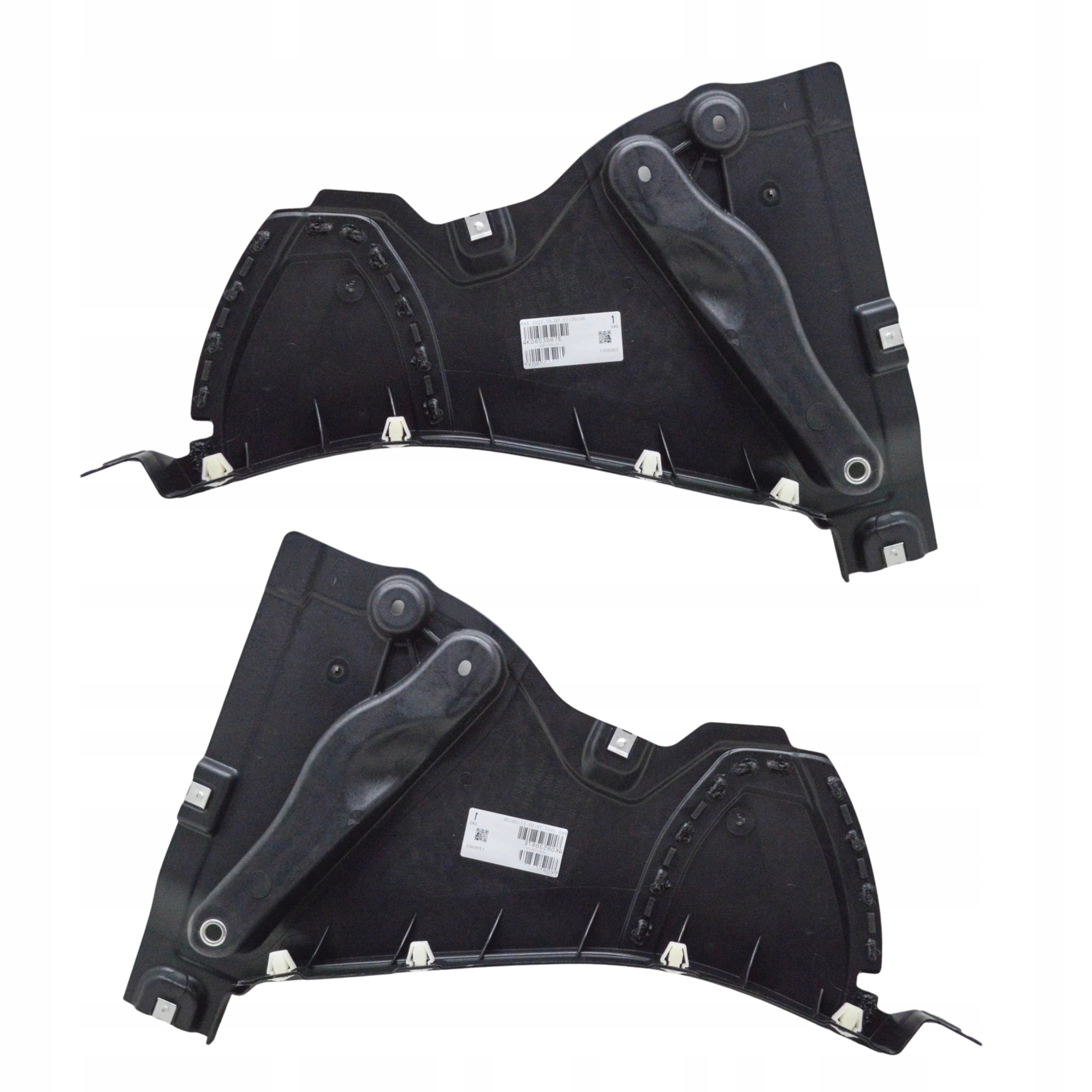 Audi A6 C8 4K 2018 Nástavce, Spoilery, Levá Pravá Přední Kola, Komplet