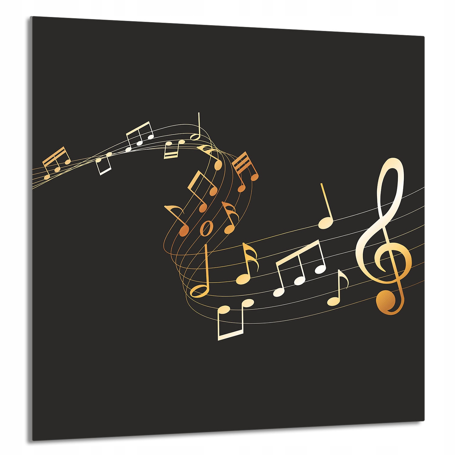 Skleněný Panel Do Kuchyně 60x65 Hudba Tvrzené Sklo