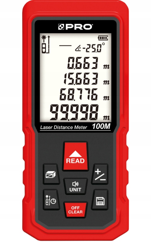 

Dalmierz Laserowy DL-100X PRO-DL078 Pro