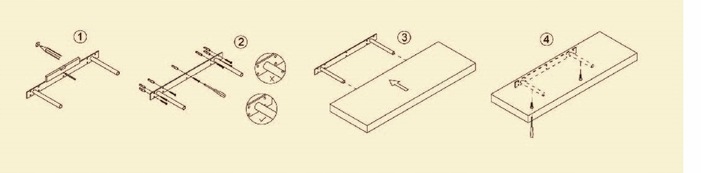 PÓŁKA WISZĄCA PROSTA REGAŁ DEKORACJA SZER. 80 CM Marka inna