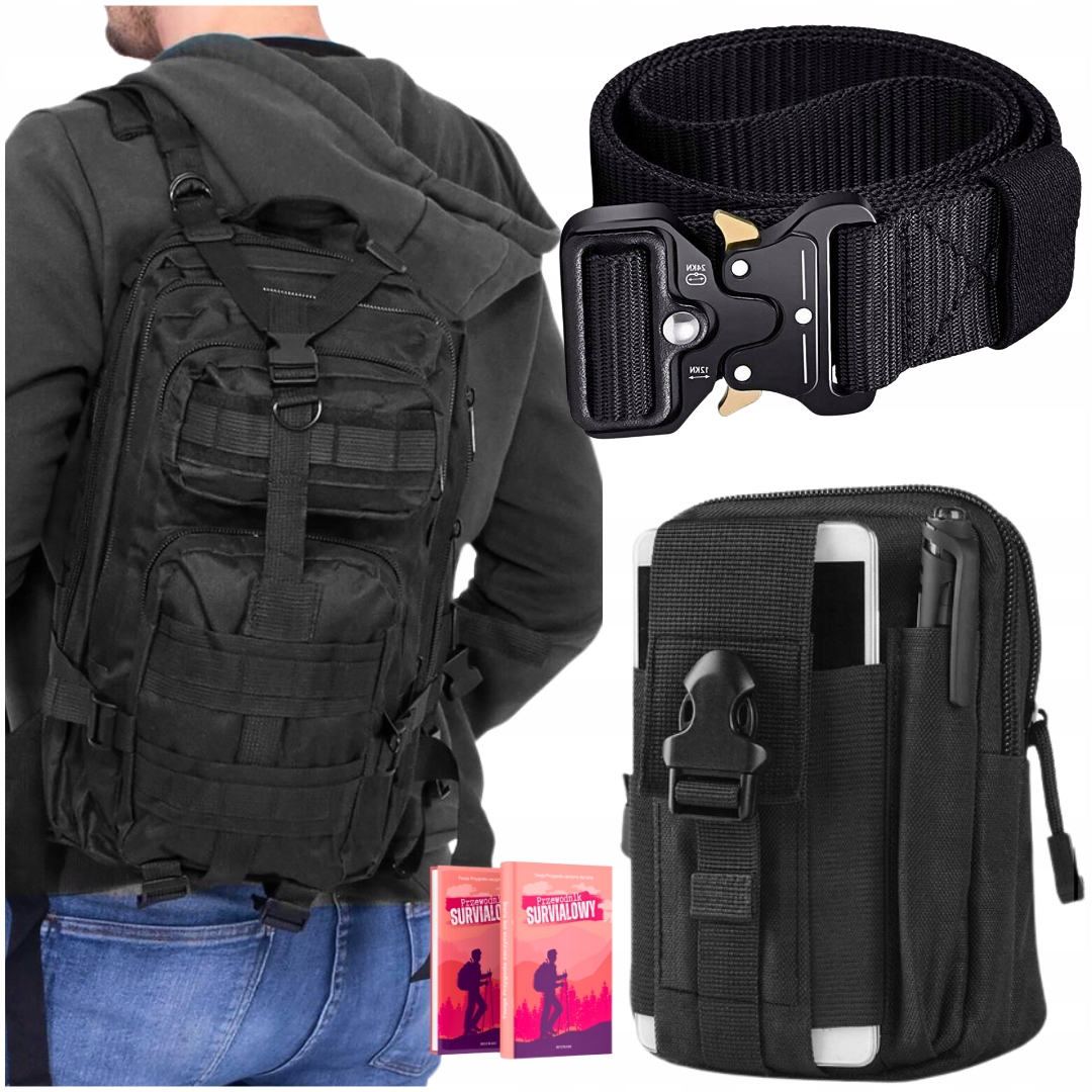 Zestaw Awaryjny Ewakuacyjny Plecak 35 Nerka Pas