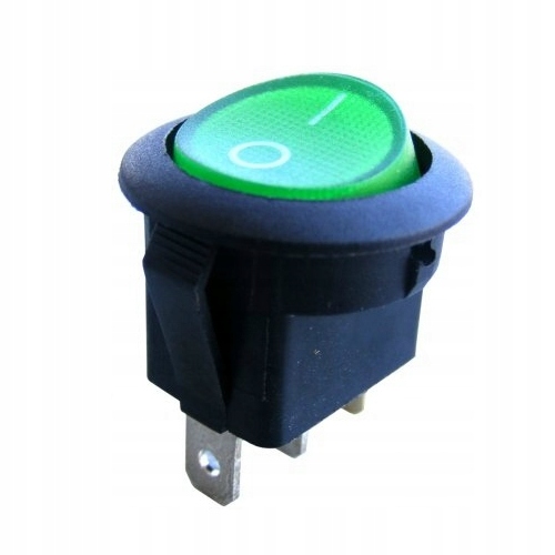 

SW-01-AC-G przełącznik 2poz 6.5A 250V zielony 5szt