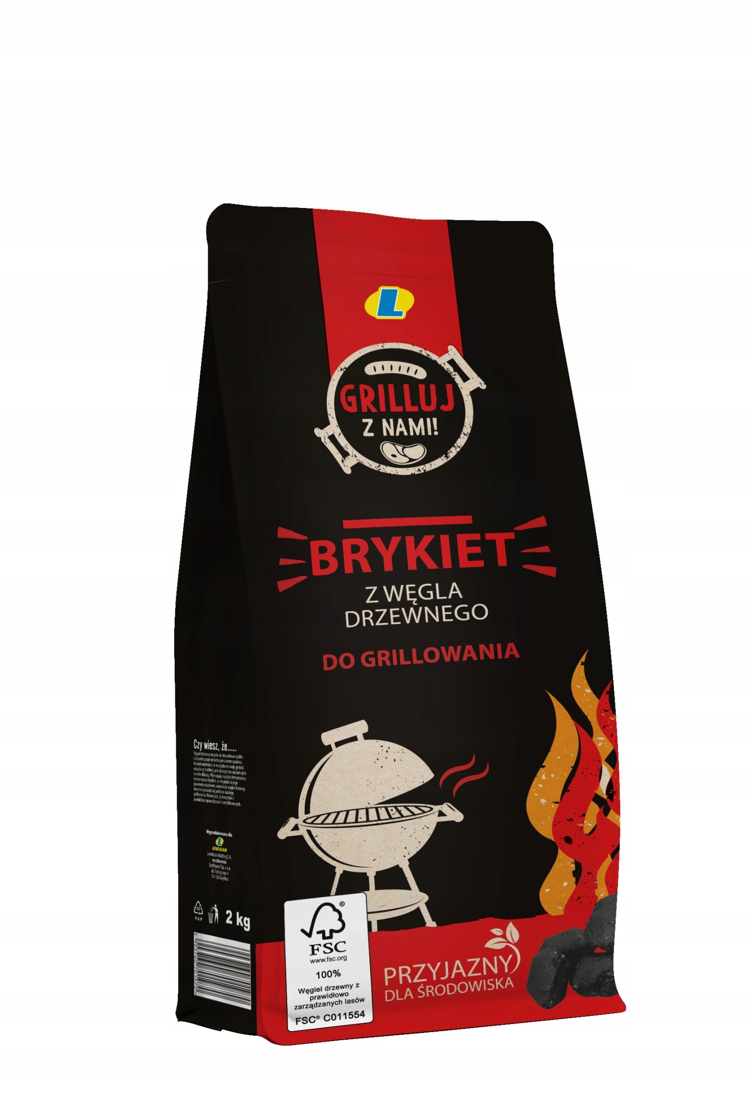 

Brykiet z węgla drzewnego 2 kg grill