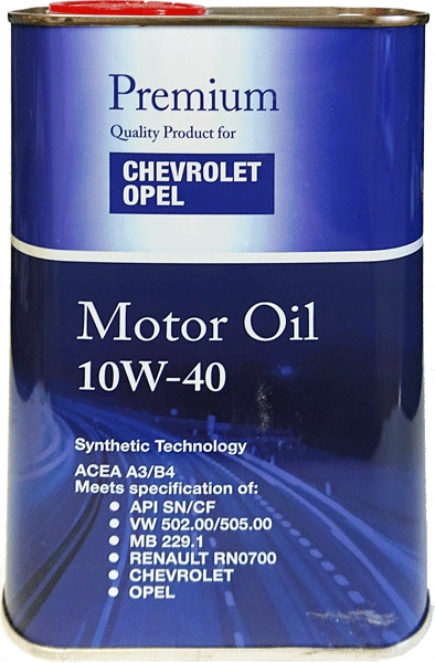 

Oem Gm Opel Chevrolet 6720 10W40 A3/B4 RN0700 1L