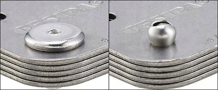 Nit jednostronnie zamyk. ,aluminium, z duzym lbem Marka Gesipa