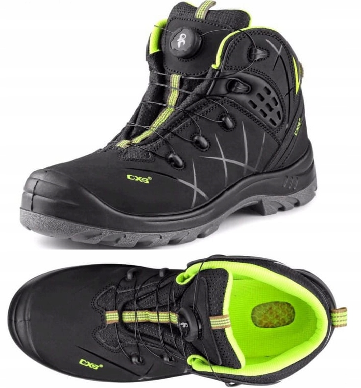 Trzewiki Buty Robocze Podnosek Wkładka Zapięcie Boa Universe Stratus S3S 44