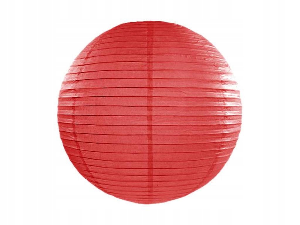 

Lampion papierowy 35cm czerwony