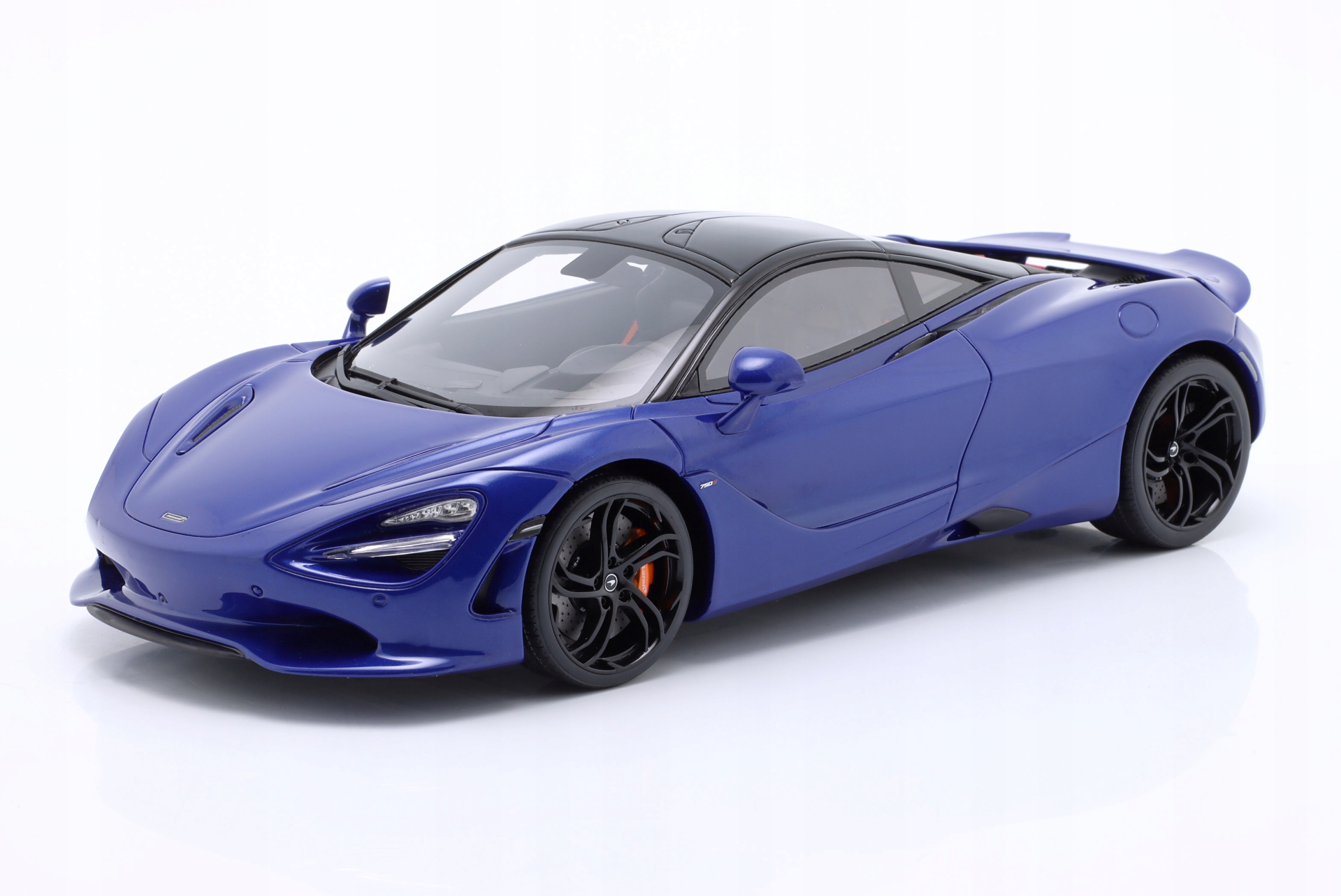 McLaren 750S Coupe 2023 Aurora Blue Gt Spirit 1:18 Model Auta GT458