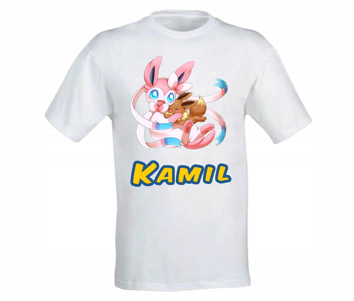 

Koszulka T-shirt Pokemon Sylveon Nadruk Imię 128