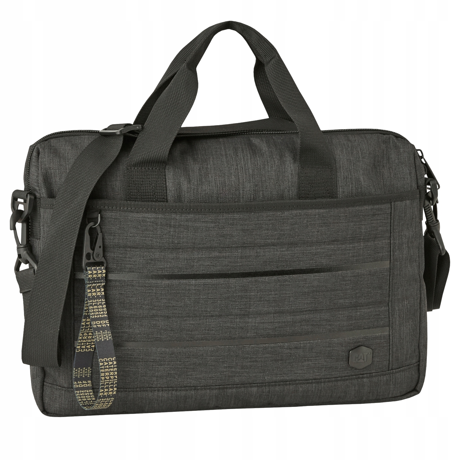 Caterpillar B. Holt Slim Briefcase [uni] Unisexová taška Polyester Černá