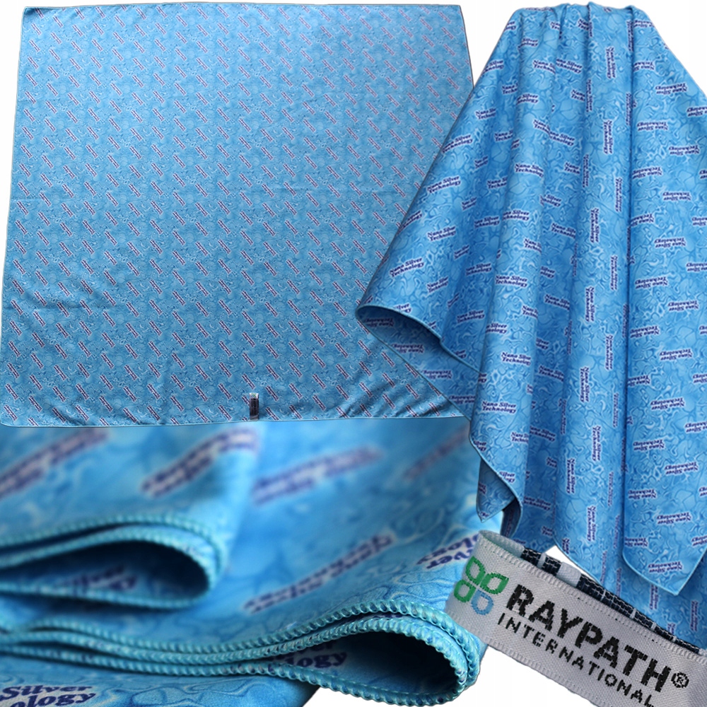 Levně Čistič Utěrka Sunbeam Raypath Mořská modrá XXL 80x80 cm s nanostříbrem