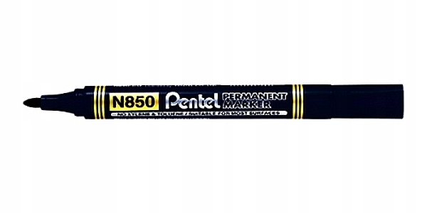 

Marker permanentny czarny Pentel N850