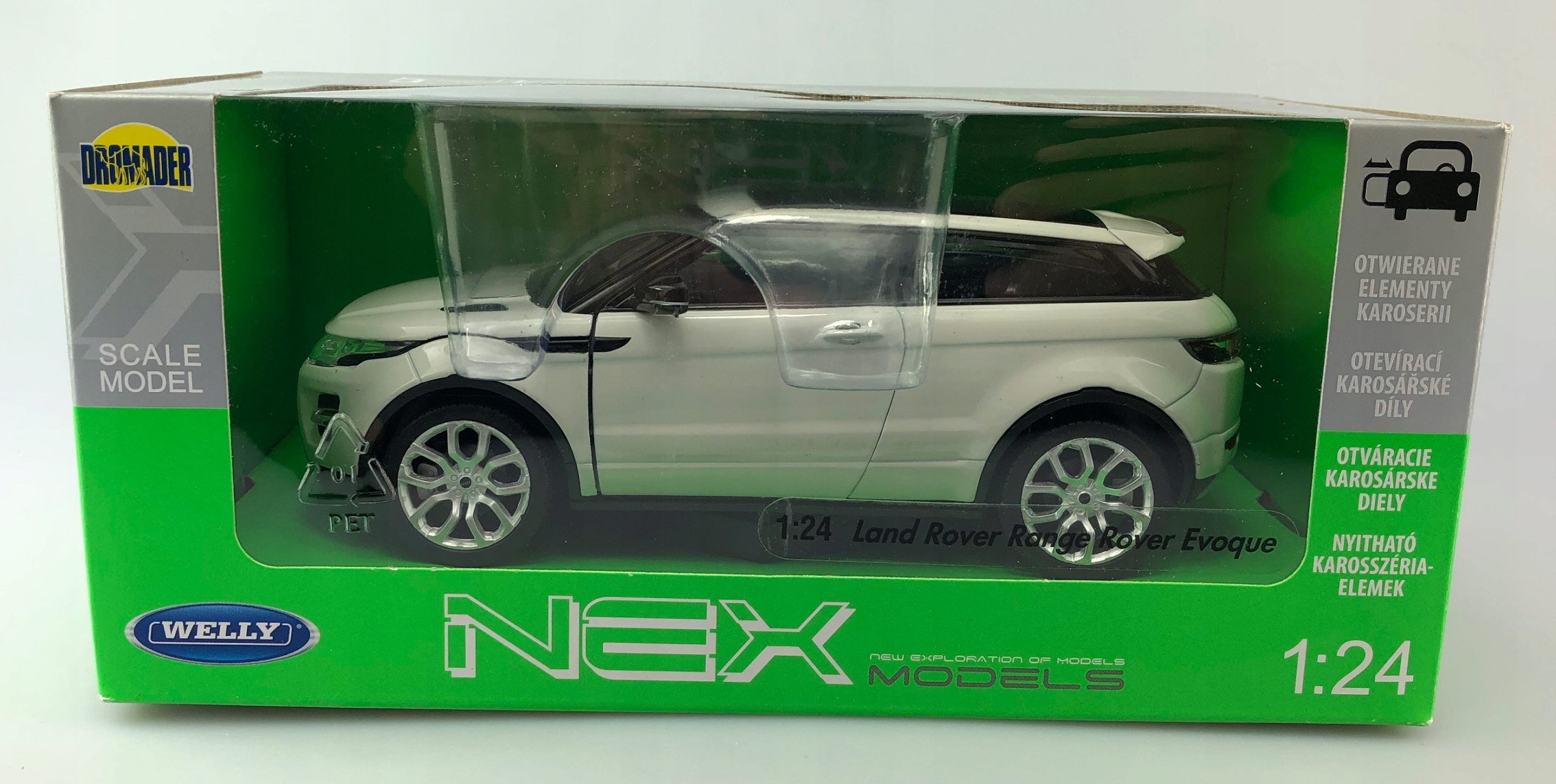 WELLY LAND ROVER RANGE ROVER EVOQUE 1:24 NOWY Wiek dziecka 3 lata +